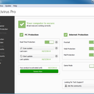 Avira Antivirus Pro - 1User (3 PC)/2Years [Online Code]