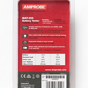 Amprobe BAT-250 Battery Tester, Basic pack