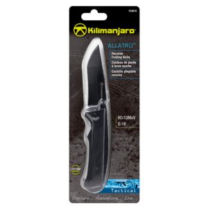 Kilimanjaro 910019 KJ910019 Fixed Blade,Hunting Knife,Outdoor,campingkitchen, One Size, Black Finish