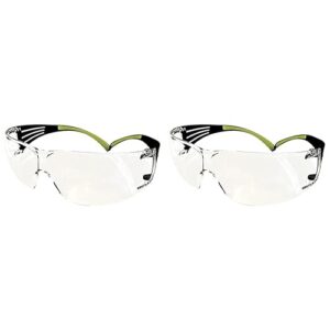 3m sf401af securefit 400 series protective eyewear, clear lens, anti-fog