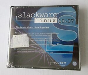 slackware linux 13.37 6cd 6-cd set upgraded modular x11