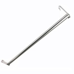 Nexel Coat Rack Rod Kit, 48"W, Chrome Finish