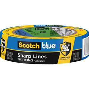 scotch blue with edge-lock multi-surface painter's masking tape