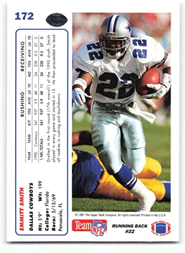 1991 Upper Deck #172 Emmitt Smith NM-MT