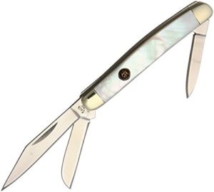 hen & rooster hr303mop-brk small stockman mother of pearl