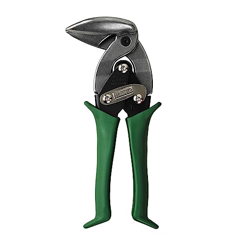 MIDWEST Aviation Snip - Right Cut Upright Tin Cutting Shears with Forged Blade & KUSH'N-POWER Comfort Grips - MWT-6900R