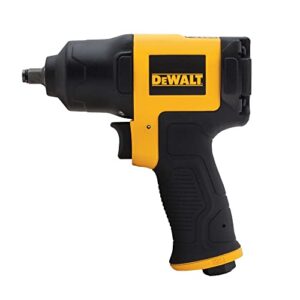 dewalt 3/8" pneumatic impact wrench with hog ring, air wrench, square drive (dwmt70775)
