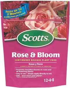 scott's 2009501 3 lb rose & bloom continuous release plant food 12-4-8
