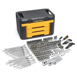 gearwrench 239 pc. bmc mechanics tool set 1/4, 3/8, 1/2 - 80942