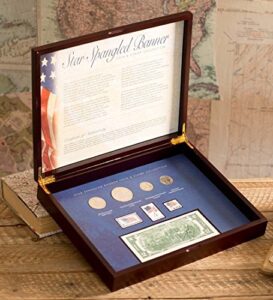 american coin treasures star spangled coin and stamp box set