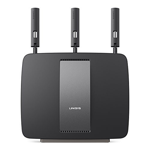 Linksys AC3200 Tri-Band Smart Wi-Fi Router with Gigabit and USB, Designed for Device-Heavy Homes, Smart Wi-Fi App Enabled to Control Your Network from Anywhere (EA9200)