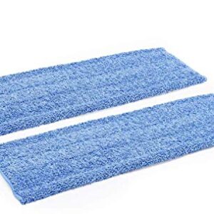 Microfiber Wholesale 20" Premium Microfiber Wet Mop Pad (2 Pack) | Refills for Professional Microfiber Mop Sold Before 10/19