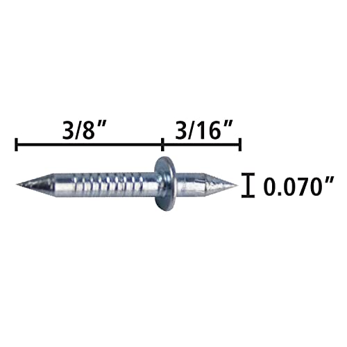 FastCap Steel BlindNail Double-Ended Nail Kit - Great for Furniture, Picture Frames, Molding and Trim Work - 3/16" x 3/8", 100-Pack - 80561