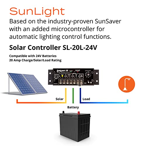 Morningstar Sunlight 20A PWM Solar Lighting Controller (SL-20L-24V)