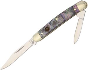 hen & rooster hr302iab pen imitation abalone tactical folding knives