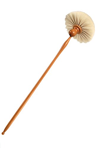 Redecker Goat Hair Cobweb Broom with Waxed Beechwood Handle, 23-5/8-Inches