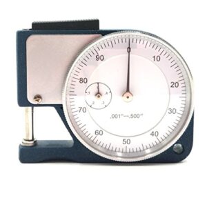 hfs (r) thickness gage dial micrometer caliper scope sheet paper (0.5"x0.001" mechanical)