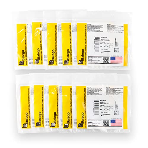 Balego® Over The Counter Patients Choice® 2.75" Round, 4/Package (10 Packs = 40 Electrodes) Manufactured in The U.S.A. with American Made raw Materials.