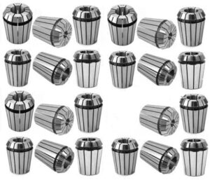 er32 collet set by 16th and 32nds 25pc set industrial grade