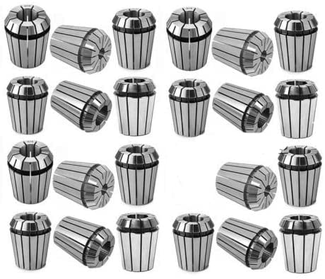 ER32 Collet Set By 16th And 32nds 25PC set Industrial Grade