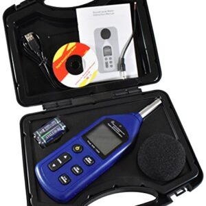 BAFX Products - Decibel Meter/Sound Pressure Level Reader (SPL) / 30-130dBA Range - 1 Year Warranty