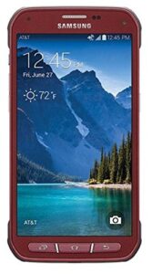 samsung galaxy s5 active g870a 16gb unlocked gsm phone - ruby red