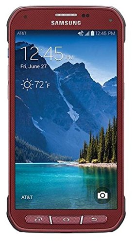 Samsung Galaxy S5 Active G870a 16GB Unlocked GSM Phone - Ruby Red