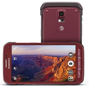 Samsung Galaxy S5 Active G870a 16GB Unlocked GSM Phone - Ruby Red