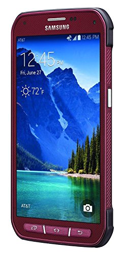 Samsung Galaxy S5 Active G870a 16GB Unlocked GSM Phone - Ruby Red