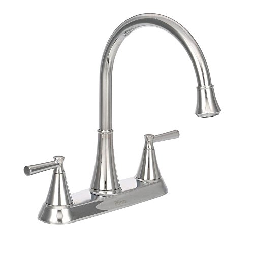 Cantara 3 or 4-Hole 2-Handle Side Sprayer Kitchen Faucet in Polished Chrome