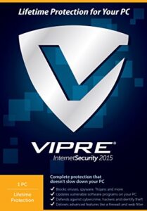 threattrack security vipre internet security 2015 lifetime [key card]