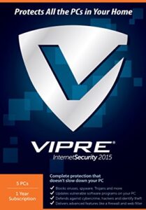 threattrack security vipre internet security 2015 - 5 users [key card] [old version]