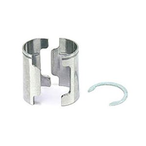 nexel aluminum shelf clip with retainer ring (set of 4)