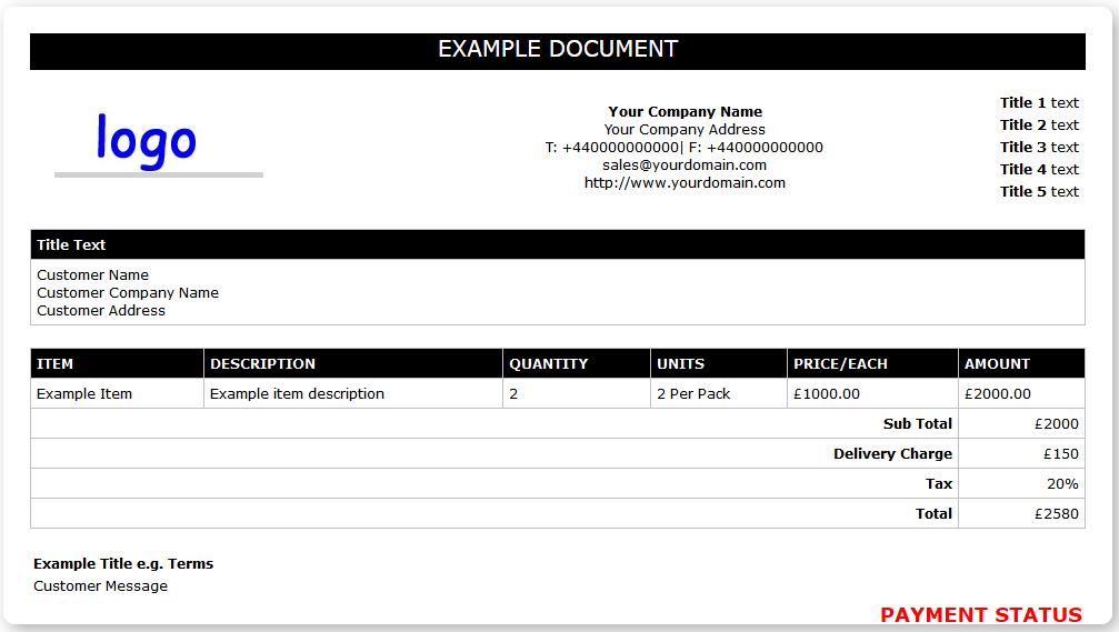 Invoice Quotations and Purchase orders Maker [Download]