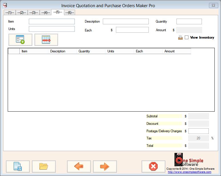 Invoice Quotations and Purchase orders Maker [Download]