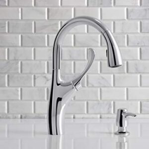 Kohler K-R72511-SD-CP Mazz Kitchen Sink Faucet, Polished Chrome