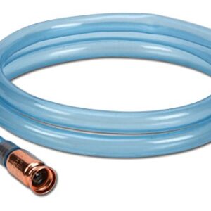 Performance Tool W54154 Food-Grade 3.5 GPM Liquid Transfer Shaker Siphon Tube Hose, Clear Blue, 6-foot Tube