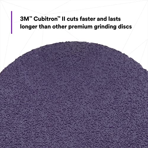 3M Cubitron II Roloc Fibre Disc, 786C, 33389, 3 in, 36+ Grit, 15 Pack, High Performance, Fast Cutting, Long Lasting