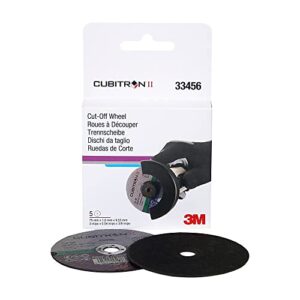 3M Cubitron II Cut-Off Wheel 33467, High Performance, Fast Cutting, Long Lasting, 4-1/2 in x 0.04 in x 7/8 in, 5 Wheels/Carton