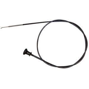 stens 290-745 choke cable, replaces ayp: 187767x428, husqvarna: 532187767, 532191596, 537191596, cable ends: z bend one end, black knob on other, 47 cable length
