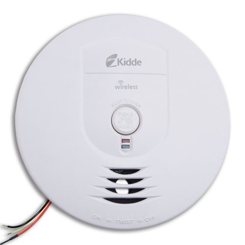 Kidde Smoke Detector, Hardwired Smoke Alarm with Battery Backup, Test-Silence Button, Interconnects with Select Kidde Smoke Alarms