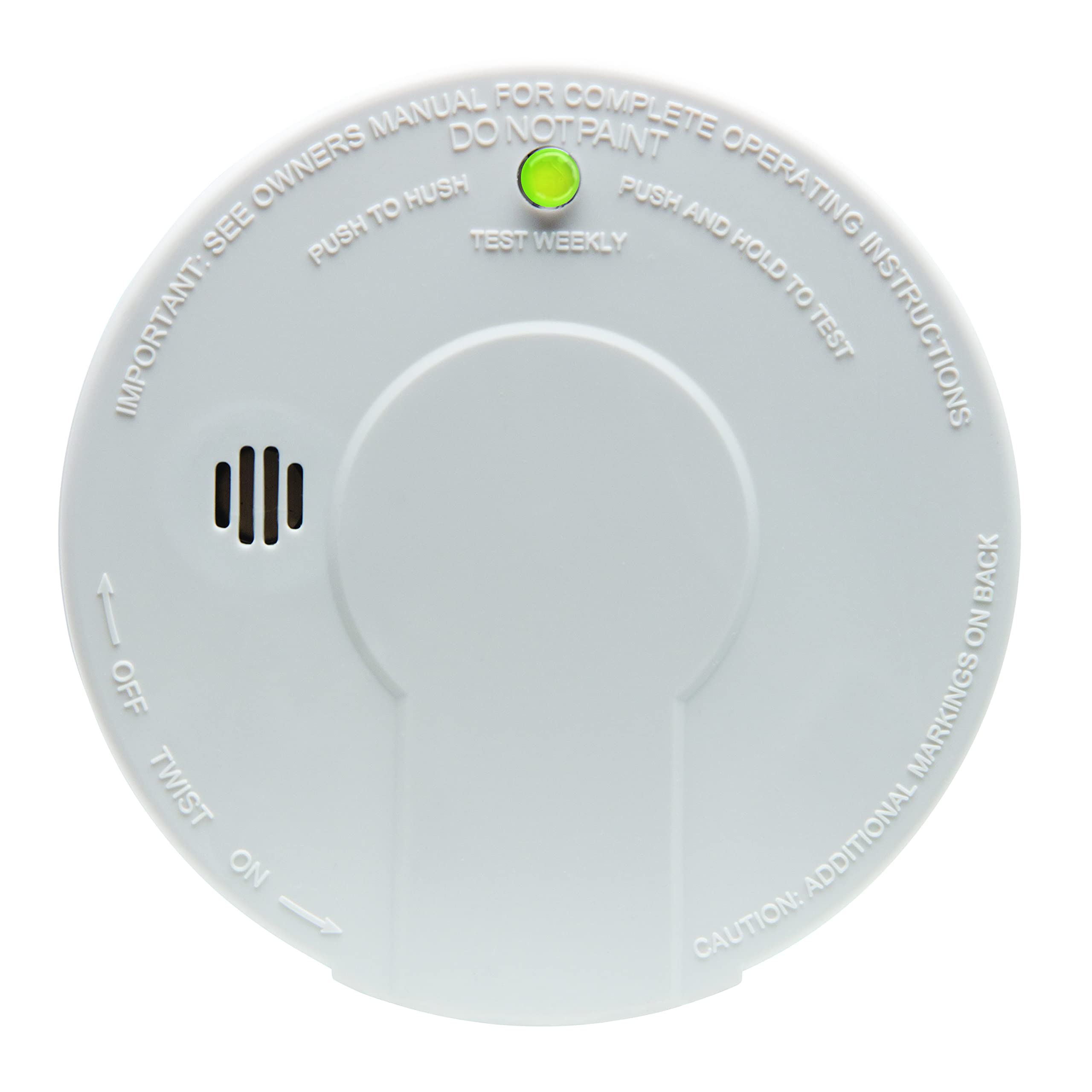 Kidde Smoke Detector, 9-Volt Battery Operated, Ionization Smoke Alarm, Battery Included