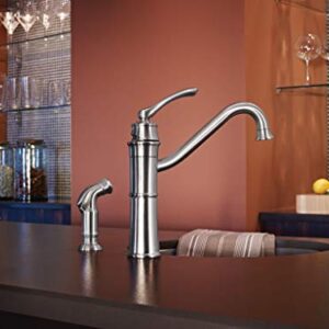 Moen 87999SRS 1H SRS KT Faucet W/Spray, 9, Spot Resist Stainless