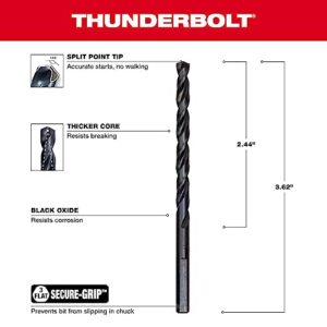 MILWAUKEE ELECTRIC TOOL 48-89-2719 Thunderbolt Bit 13/64" Black Oxide