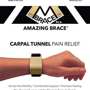 M BRACE RCA Carpal Tunnel Wrist Pain Relief (Regular, Black)