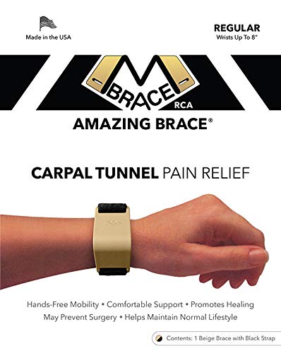 M BRACE RCA Carpal Tunnel Wrist Pain Relief (Regular, Black)