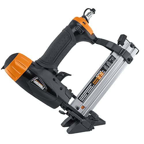 Freeman P2PFK14 Professional Pneumatic Flooring Nailer Kit with Fasteners (2-Piece) L-Cleat Flooring Nailer, 4-in-1 Mini Flooring Nailer and Stapler, and Rubber No-Mar Mallet