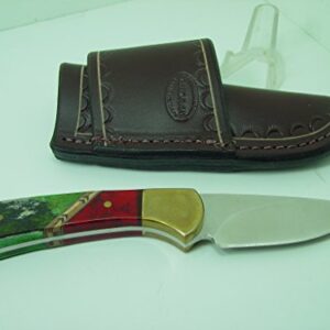 Custom Leather Cross Draw Knife Sheath That Fits a Buck 113 Knife NOT for Sale