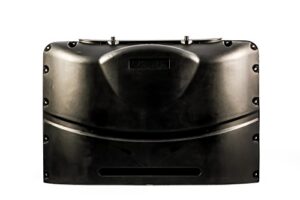 camco manufacturing 40568: propane tank cover, black (fits 20# single steel dbl tank)