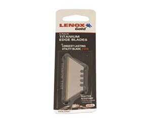 lenox gold titanium edge utility knife blade